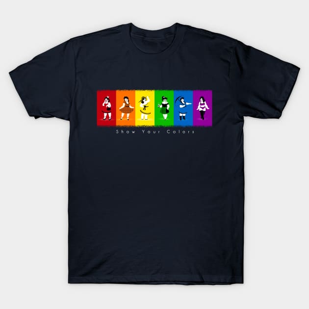 Show Your Colors T-Shirt by Randy_van_der_Vlag